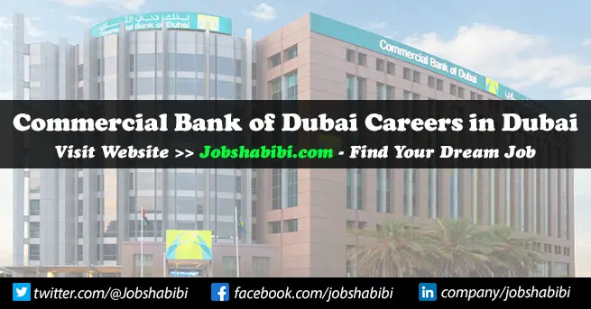 Commercial Bank of Dubai Careers