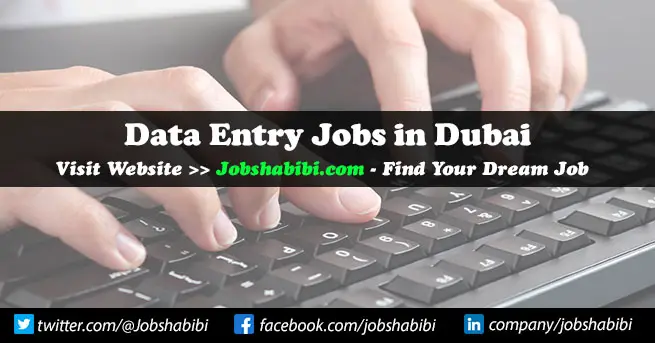 Data Entry Jobs in Dubai