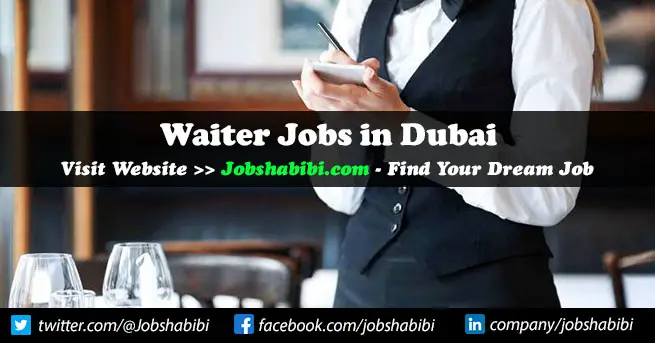 Waiter Jobs in Dubai