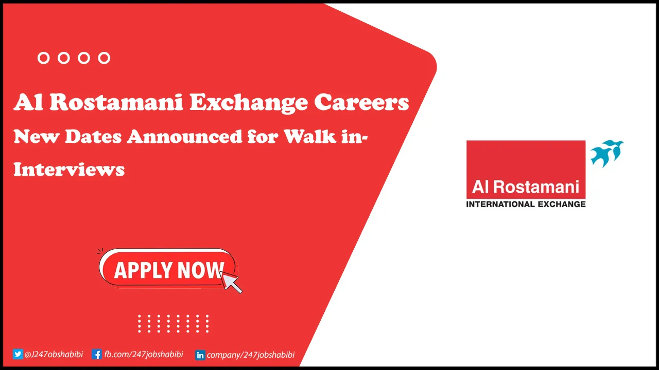 Al Rostamani Exchange Careers